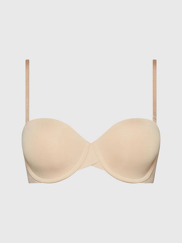 Calvin Klein USA Strapless Womens Bra Beige 3487256-AL